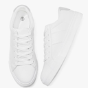 Adokoo Women's Fashion Sneakers PU Leather Casual Shoes White Tennis Low Top Shoes Womens Lace Up Sneakers. 10