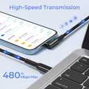 Basesailor iPhone 14 13 Pro Max Charger Cable Right Angle 10FT,90 Degree USB C to Lightning Cord with USB A Adapter,Fast Car Charging Power Cord for Apple 12 11 Plus XS XR X 8 7 6 Plus 5 SE,iPad 8 9