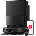 roborock Qrevo Series Robot Vacuum and Mop, 8000Pa Suction, Upgraded from Qrevo S, Anti-Tangle Brushes, Smart Obstacle Avoidance, Auto Mop Washing, All-in-One Dock, 200RPM Spinning Mops, Black(QV 35A)