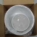 HOMQUEN 360° Rotating Utensil Holder, 6.3''+4.7'' Plastic Kitchen Utensil Holder for Countertop, Large Cooking Utensil Crocks for Kitchen Decor, Utensil Organizer for Spatula, Set of 2 (White)