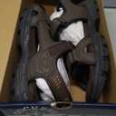 DOCKERS Mens Newpage Outdoor Sport Sandals for Men - Memory Foam Comfort and Adjustable Straps (14 Wide, Briar)