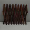 4 PCS Expandable Garden Trellis, 13.2" x 63" Trellis for Climbing Plants Outdoor, Wooden Lattice Fence Wall Panel Lattice Panels for Outside, for Climbing Plants Vine Ivy Rose Cucumbers Clematis