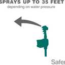 Havahart Critter Ridder Motion Activated Animal Repellent and Sprinkler - Use in Yard to Repel Cats, Dogs, Chipmunks, Groundhogs, Squirrels, Skunks, Deer, and More - 5277