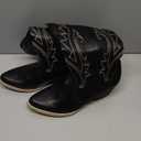 HISEA Rollda Cowboy Boots for Women, Cowgirl Boots, Comfortable Western Boots with Pointed Toe Stitched Embroidery for Country Concert Dancing Wedding Traveling Daily Outfits, Size 8.5