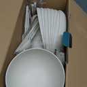 Hommaly Wheat Straw Dinnerware Sets,56-Piece Plates and Bowls Sets for 8-Unbreakable,Reusable Plastic Dish Set-Dinner Plate/Cereal Bowl/Cup/Utensils-Microwave Dishwasher Safe 56P-Oecan Coral