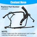 GXARTS Upper Supercharger Coolant Hose LR034637 Compatible with Land Rover Range Rover Sport 2014 2015 2016 2017 2018 2019 2020 2021 2022