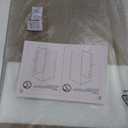 Shower Glass Panel 20.5" W x 78" H, Fexed Shower Sreen for Walk-in Bathroom, 5/16"(8mm) SGCC Clear Tempered Glass Shower Wall Panels, Matte Black