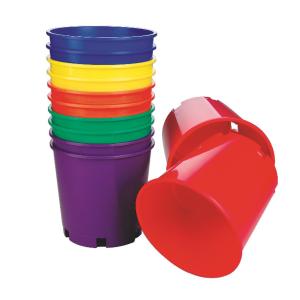 S&S Worldwide Large Stacking Buckets. Includes 12 Plastic Buckets, 2 Each in 6 Colors. 8" H X 8-1/2" Top Diameter. Use for Storage, Toss Targets or Speed Stacking Games S&S Worldwide Large Stacking Buckets. Includes 12 Plastic Buckets, 2 Each in 6 Colors. 8" H X 8-1/2" Top Diameter. Use for Storage, Toss Targets or Speed Stacking Games