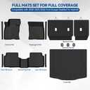 NQOQN Custom Fit Floor Mats for Ford Expedition MAX 8 Seats 2025-2026 2027