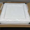 WOWSTAR 24-Pack 24"x24" PVC Drop Ceiling Tiles, Waterproof Glue up Ceiling Panels, 2x2ft White