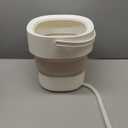 5.0 New Upgraded Portable Washing Machine 16L Mini Foldable Washer [SGS certified German high-efficiency motor] [Hidden UV-C cleaning]Foldable Design Ideal for Hotel, Home, Apartment and Campain (Grey)