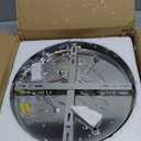 11.8" Modern LED Crystal Chandelier-Flush Mount Ceiling Light Fixture with K9 Crystals,Stainless Steel Small Chandelier for Bedroom Dining Room Hallway Entryway Foyer Closet,Energy Efficient 6500K (MC002-Cool)