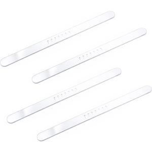 Sibba 4PCS Bed Sheet Holder Replacement Strips, Transparent Bed Lock Sheet Holder Strips for Fitted Sheets Corners Bedding, Keep Sheets Tight & Secure