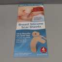 Silicone Scar Sheets, Silicone Scar Tape, 8 Pcs Reusable Medical Grade Silicone Scar Sheets for Breast