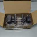 Kwikset Pismo Interior Privacy Door Knob with Lock, Door Handle For Bathroom and Bedroom, Matte Black Keyless Turn Lock Doorknob, with Microban Protection (1 Pack)