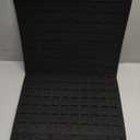 Hanging Earrings Organizer & Holder - 20 Hooks, Holds Up To 300 Pairs, Compact Design, Soft Material, Earring Hanger & Display for Women & Girls - 1 Pack (22.5*13.6 inches, Black)