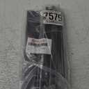 Jetland Cabinets Drawers Edge Pulls - 6-Pack, 8" Overall Length, Black, Concealed Tab Pulls for Kitchen Garage Cabinet Drawers, PW5018B203L