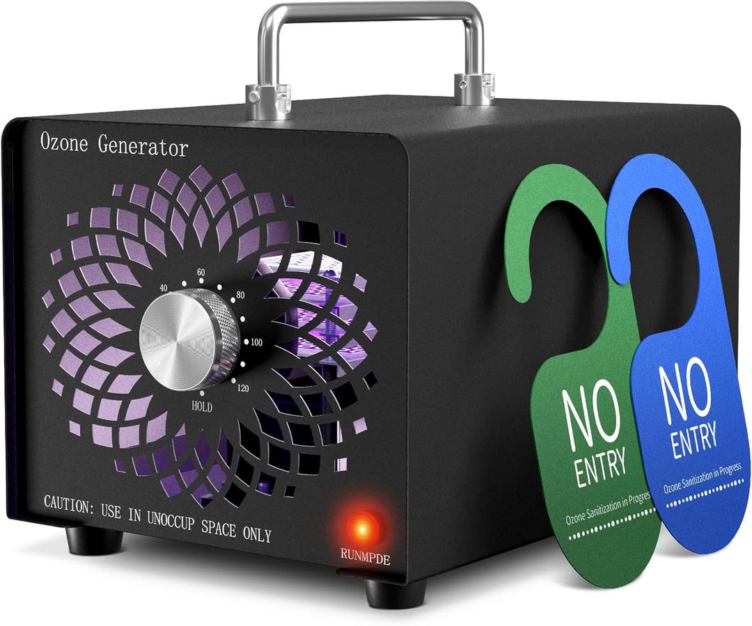 2025 Latest Generator, High Capacity Machine Odor Removal Up to 6000 Sq.Ft, for Car/Home/Smoke/Pet Odor, Black