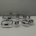 Rubbermaid Brilliance Glass Food Storage Containers, Assorted Sizes, Set of 9, BPA-Free, Leak-Proof, Clear