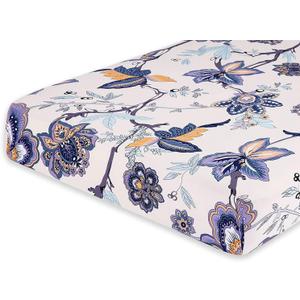 hyha Printed Couch Cushion Covers, Floral Sofa Covers Washable for 3 Cushion Couch, Stretch Pattern Outdoor Cushion Covers for Patio Furniture with Elastic Bottom(Large, Vintage Flower) (Beige)