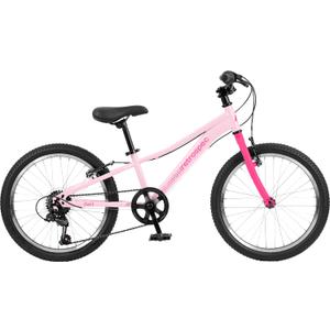 Retrospec Dart Kids Bike - 7-Speed Hybrid Bicycle for Ages 6-11 with 29in All-Season Tires & Shock Absorption - Adjustable Height Youth Bike with V-Brakes & Smooth Gear Shifting, Size: 20