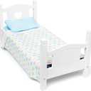Melissa & Doug Mine to Love Wooden Play Bed, Small