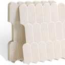 12"x12" Peel and Stick Wall Tiles, 10-Pack Faux Marble Backsplash Panel, 3D Textured Waterproof Kitchen Tile, Removable PVC-Free PU Resin Wallpaper for Bathroom, Kitchen(Blue) (Cream)