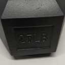 Amazon Basics Rubber Hex Dumbbell Hand Weight, 25lb