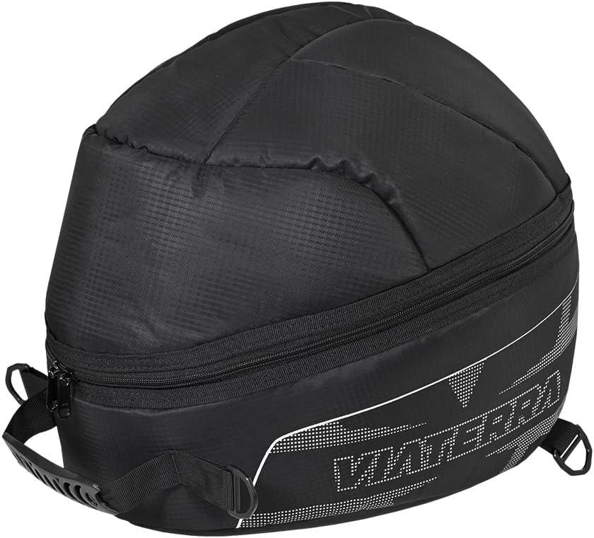 ViaTerra Motorcycle Riding Helmet Bag I Avoid Scratches & Dirt on Helmet Visor I for Safe Carry & Storage of Motorcycle Accessories I Soft Fleece Lined with Foam Padding