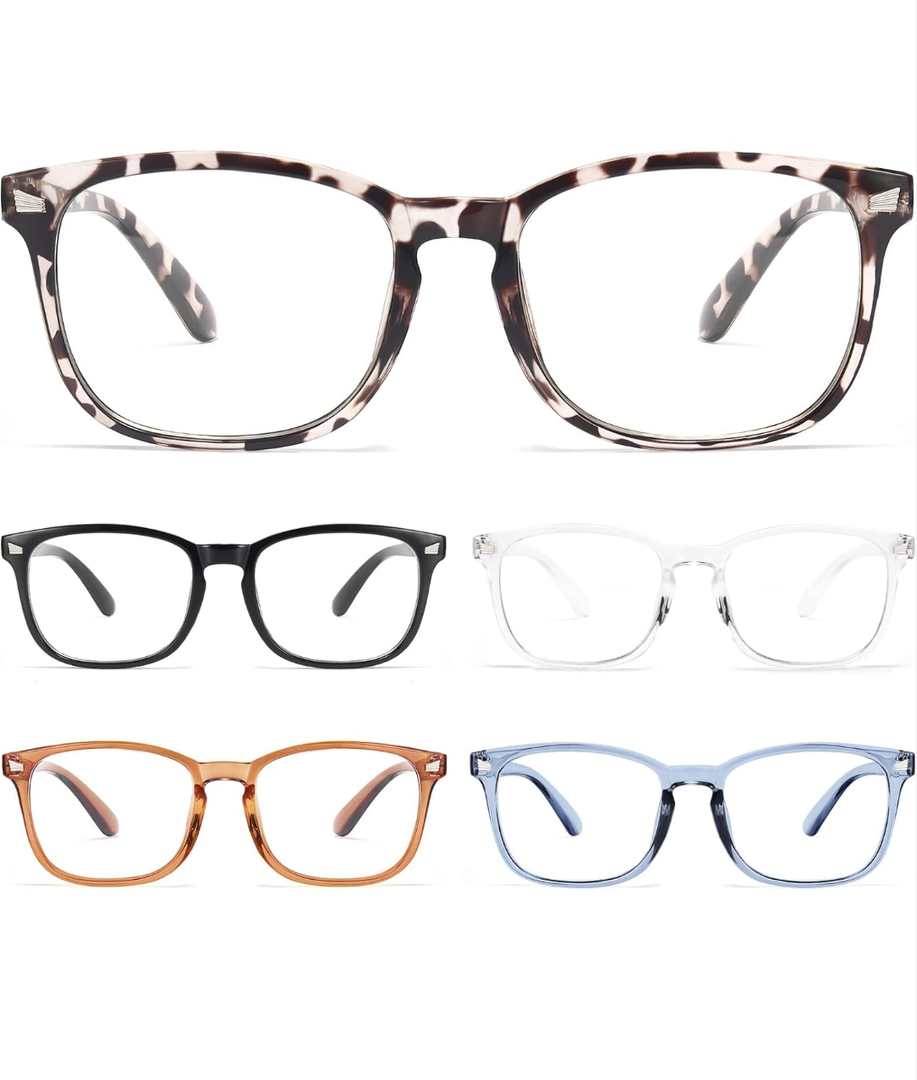 BLS BLUES Reading Glasses for Women/Men, Readers for Women/Men, Eye glasses, Blue Light Reading Glasses, Cheaters, Eyeglasses, +1.5
