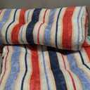 Melody Elephant Outdoor Chair Cushions 22x22x3 Inch, Patio Seat Cushion Furniture Swing Set of 2, Water Repellent Chairs Wicker Cushion Pads with Couch Sofa in Garden, Stripe Red Blue