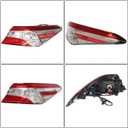 marddpair RH Passenger Side Outer Tail Light Replacement for Toyota Camry 2018-2020 Right Tail Lamp 8155006720 TO2805134