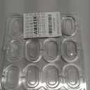 Amazer Plastic Shower Curtain Rings, Shower Curtain Hooks, 24 Pcs C Shaped Shower Hooks for Shower Curtain, Clear Shower Curtain Hooks for Bathroom