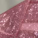 ShinyBeauty Fuchsia Pink Table Runners Pack of 2 Pink Gold Sequin Table Runners 12inx108in Rose Pink Sequin Table Runner 108" Xmas Table Runner for Coffee Table Wedding Table Linen Party Decorations
