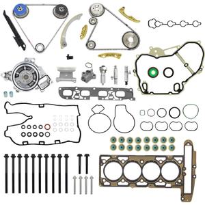 2.4 Ecotec Timing Chain Kit 12680750 w/Water Pump w/Head Gasket Set for 2010-2015 Chevy Equinox GMC Terrain Buick Verano Pontiac Saab Saturn 2.0 2.2 2.4L Replace # 9-4201S 9-4201SX