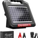 S1000 1 Joule Solar Fence Charger, 40 Miles Solar Electric Fence Charger for Livestock, Horses, Cattle Sheep, Portable and Super Tough