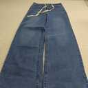 Wide Leg Jeans for Women Casual High Waisted Strechy Straight Leg Loose Tummy Control Denim Pants with Pocket, Size 6