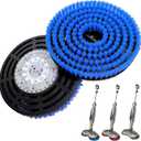 Brush for Shark Steam Mop S7000 S7001 S7020 S7005 S8021 S8001 Replacement Brush Head and Scrub Pad Abrasive Polishing Pad for deep Cleaning Hard Floors Kitchens and bathrooms (2, Blue)