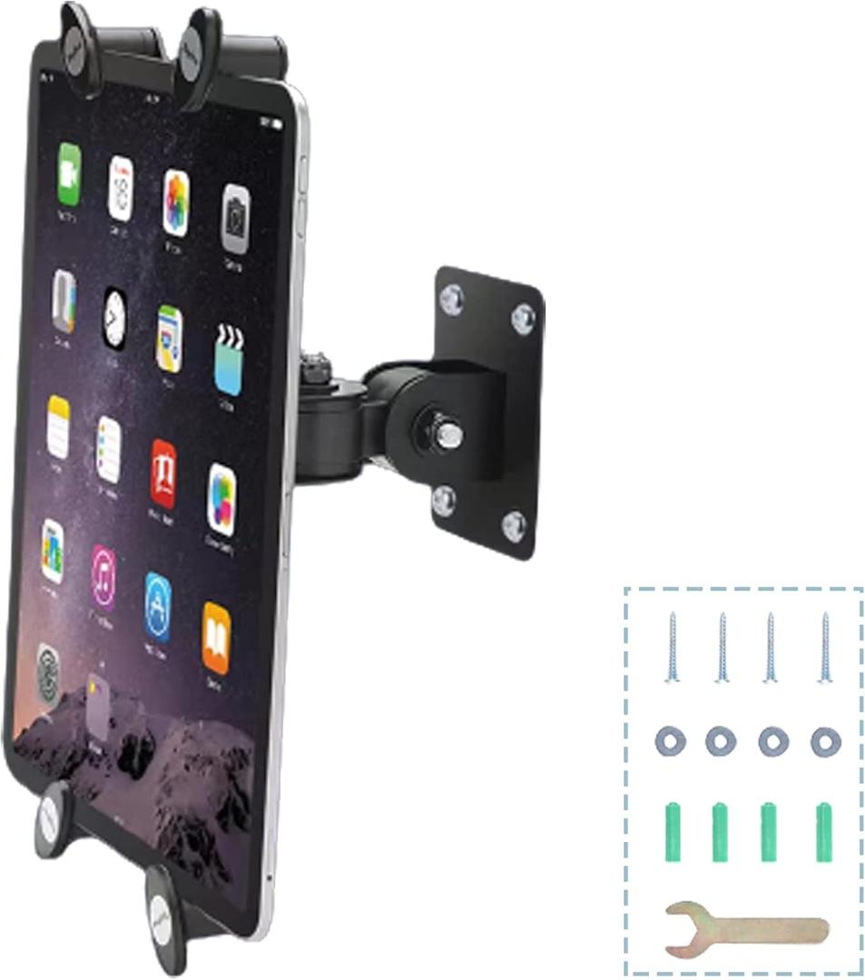 Tablet Wall Mount, Suitable for 7 to 13 inch Tablet PCs, Homes, Classrooms, Medical Places, Business Black