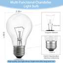 75W Incandescent Light Bulbs,A21 Bulb Dimmable Medium E26 Base Light Bulbs,A19 Incandescent Light Bulb (6)