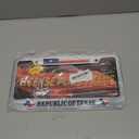 Republic of Texas Metal License Plate Frame Tag Holder Auto Accessory Zinc