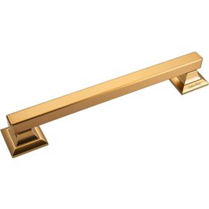 Joyrain Stainless Steel Square Grab Bar - ADA Compliant 500lb Weight Limit, 16/24/32 Inch Bathroom Safety Rail for Seniors & Disabled (Matte Gold, 24 inch)