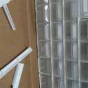 Akro-Mils 64-Drawer Plastic Drawer Storage Cabinet for Garage Organization, Bead Organizer, Building Bricks Storage, Teacher Toolbox, Makeup Organizer, 20-Inch W x 6-Inch D x 16-Inch H, 10164 White