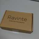 Ravinte 10 Pack Solid 7-1/2 Inch Square Cabinet Handles - Champagne Bronze Pulls for Drawers and Kitchen Cabinets - Hardware Handles