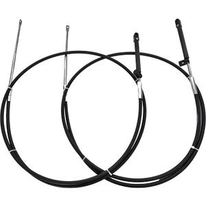 2Pcs GEN II Control Cable 14FT Replace CC18914 Fits For Mercury Mariner Outboard Engine