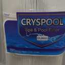 Cryspool 09031 Compatible with Clean & Clear CCRP150, CC150, R173216, Posi-Clear PXCRP 150, PAP150, 59054300, 160317, 160355, 160352, C-9415, 150 Sq. Ft Pool Filter Cartridge, 1 Pack