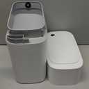 funest Automatic Touchless Bathroom Trash Can with Lid- 3.5 Gallon Motion Sensor Garbage Can for Kitchen, Bedroom, Office,Auto-Adsorption Waterproof Bathroom Trash Can