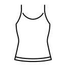Women’s Black Tank Top – Size M, Casual Sleeveless Camisole Crop Top with Spaghetti Straps