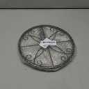 Garden Gifts Plant Lovers Gifts Black Metal Plant Stand with Anti-Slip Base Rustproof Heavy Duty Decorative Round Flower Stand Display Shelf for Indoor/Outdoor (1 Pack Glossy Black)