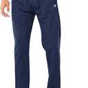 NORTHYARD Men's Joggers Athletic Workout Track Pants Running Gym Training Sweatpants with Zipper Pockets Open Hem (Blue, M)